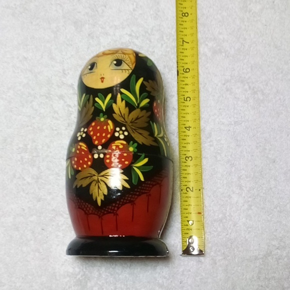 Set of 5(five) Cepzueb Nocag wooden nesting figurines - Picture 12 of 12